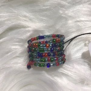 Sofia Adjustable Finger Beads Multicolored